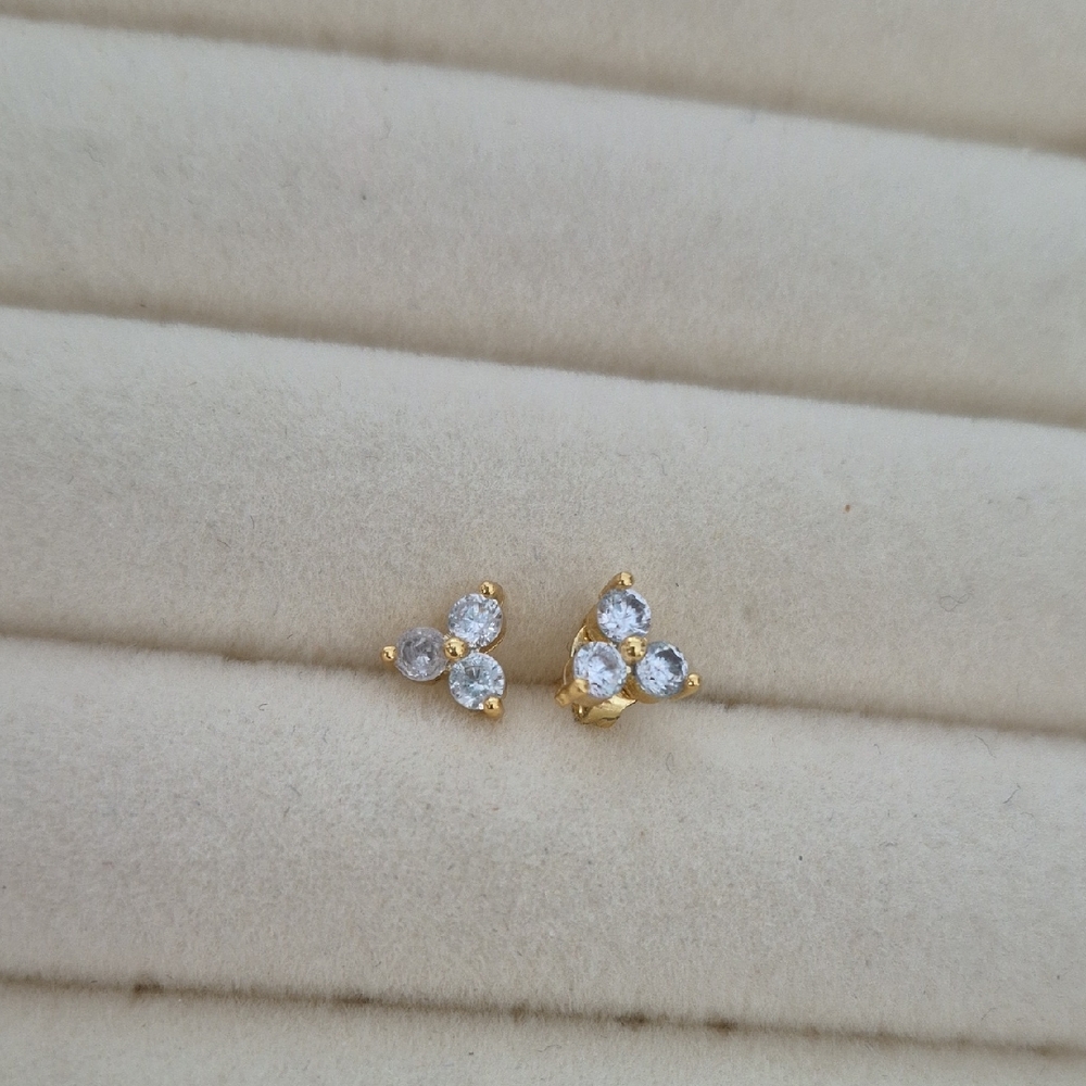 Elegant Gold plated Stud Earrings
